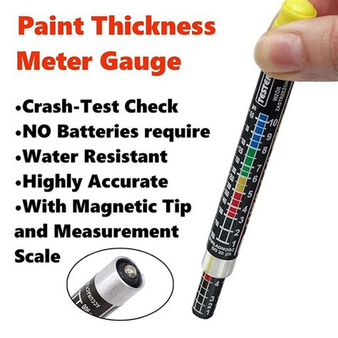 measure car paint thickness|paint thickness chart.